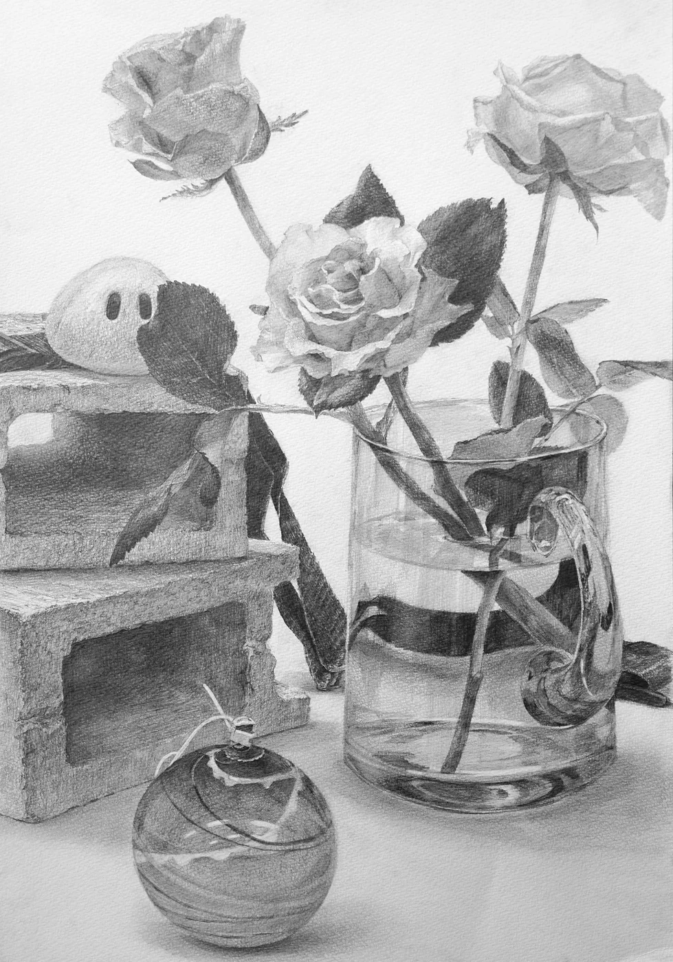 Reo 的静物素描范画 01