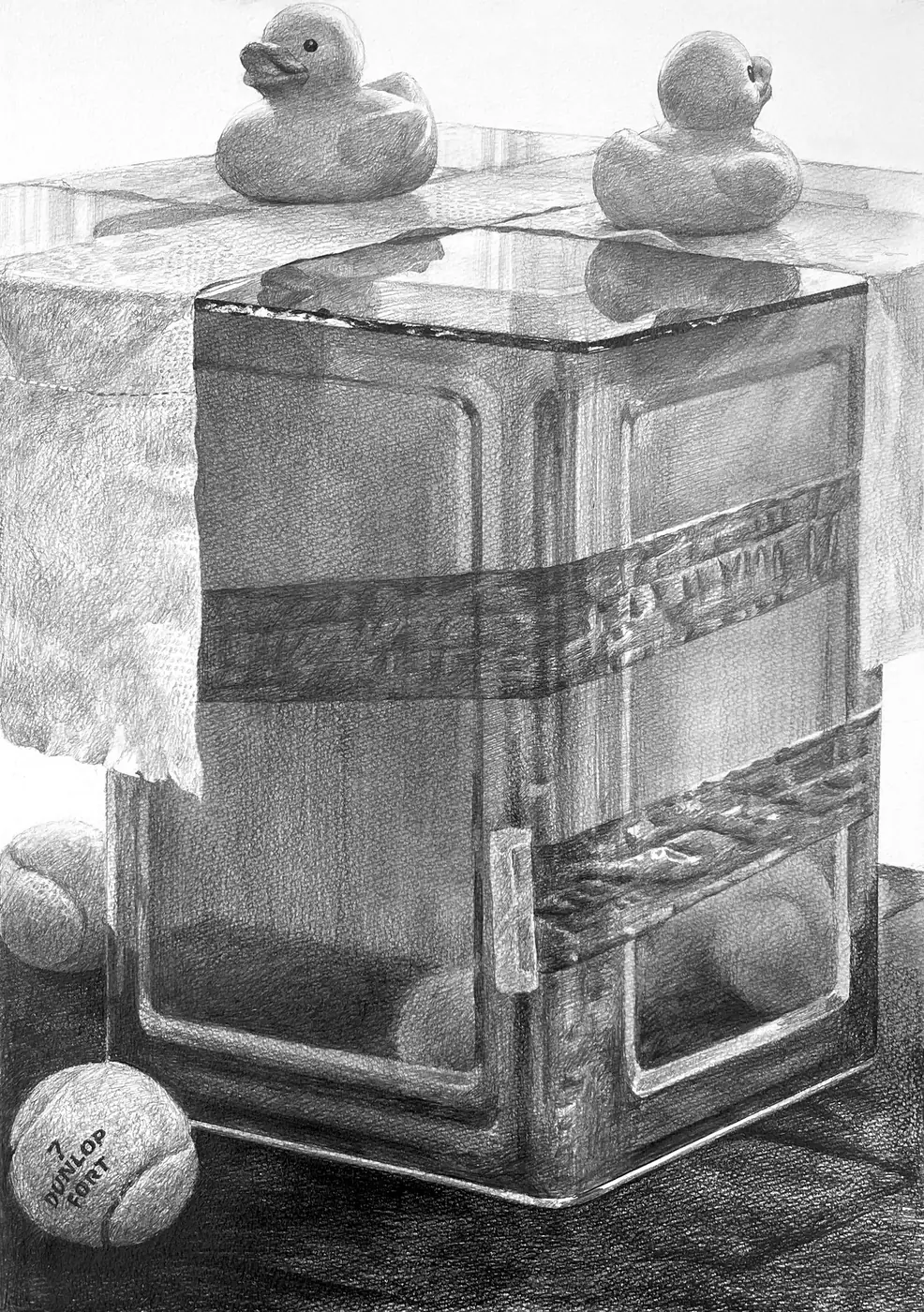 Senzaki Ryosuke 的静物素描范画 09