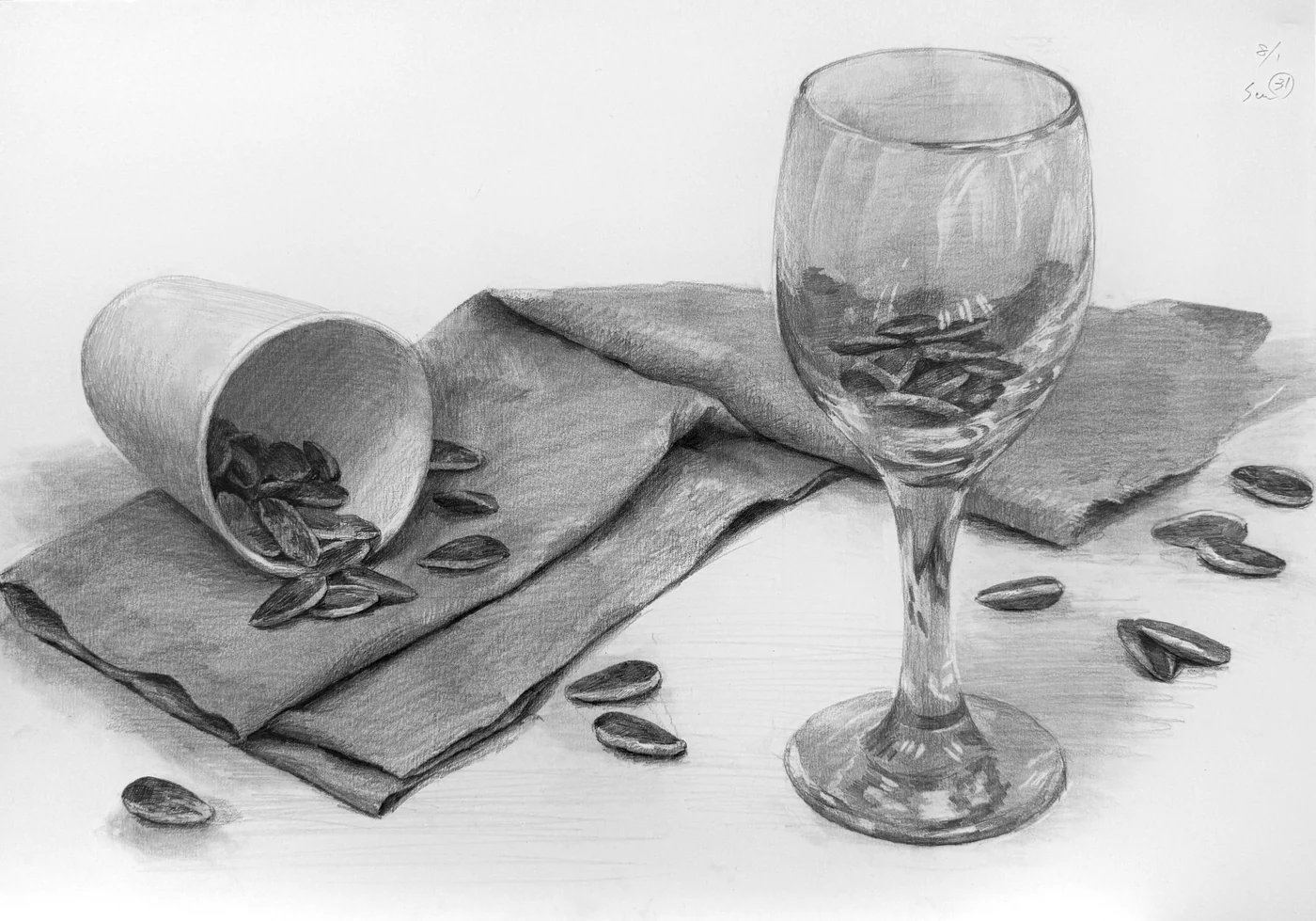 Senzaki Ryosuke 的桌上素描范画 08
