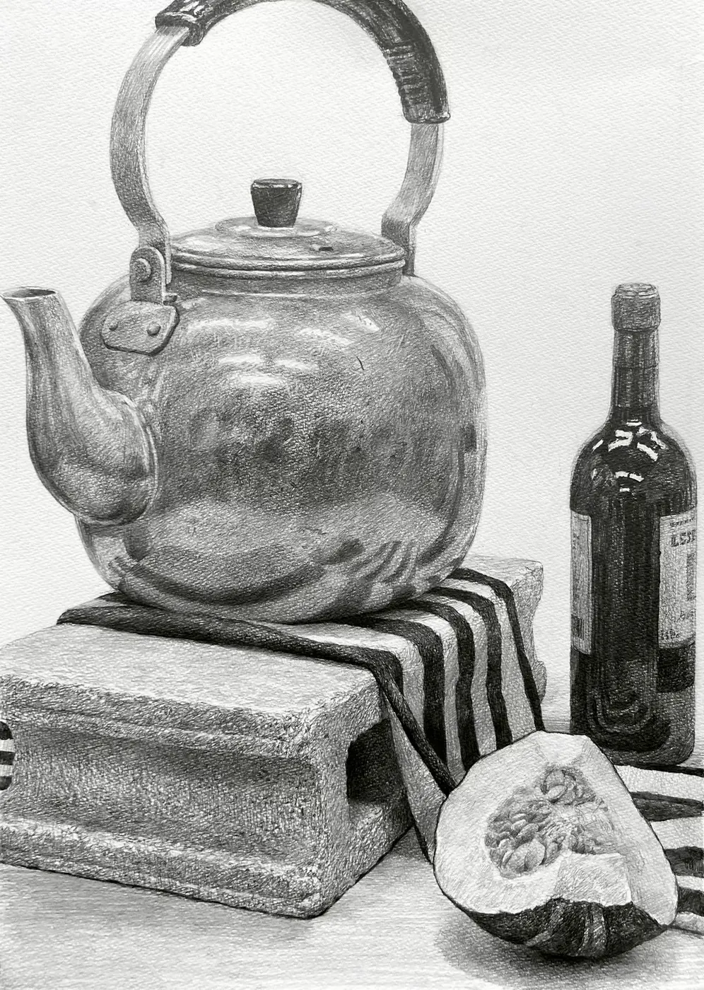 Senzaki Ryosuke 的静物素描范画 17