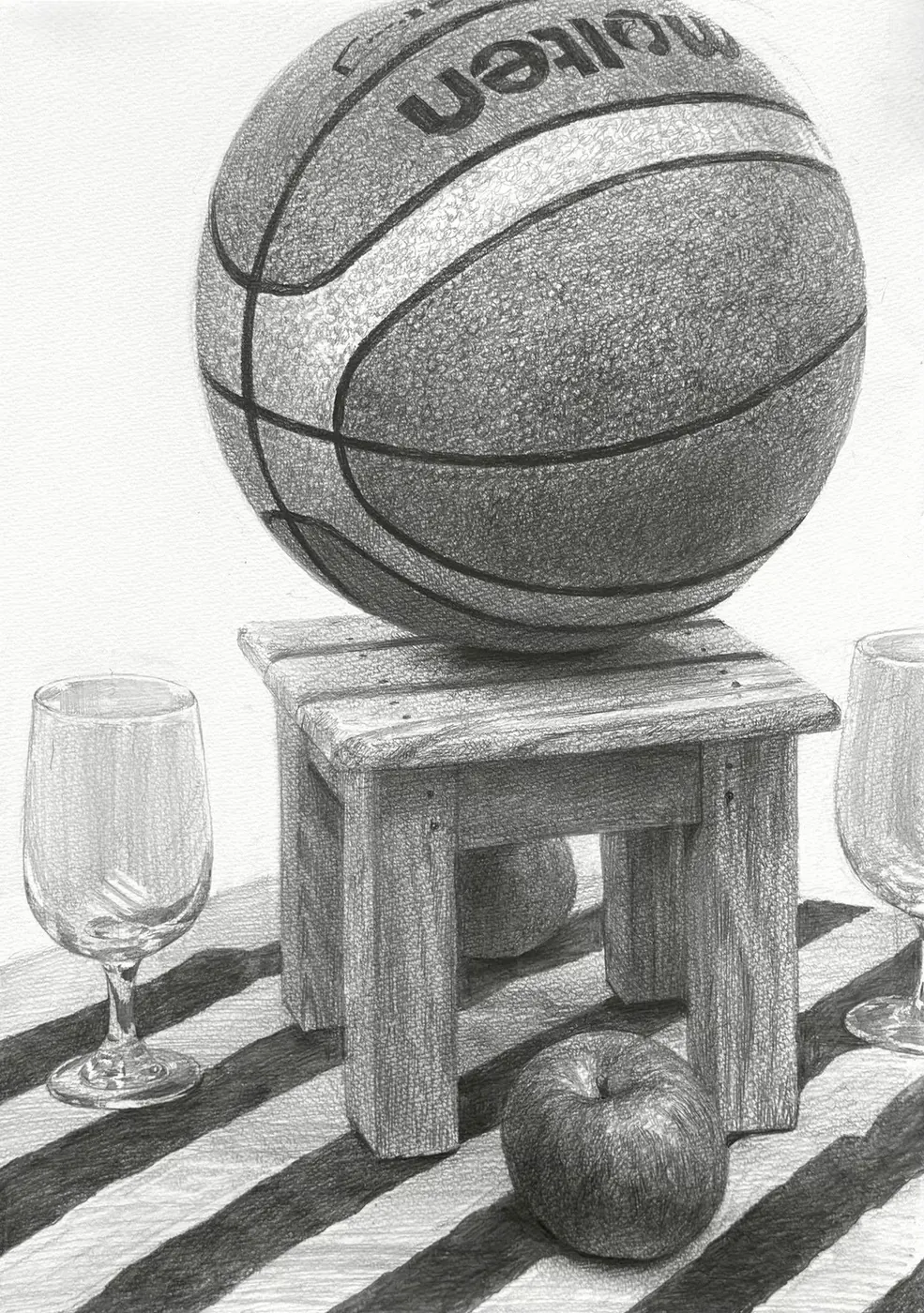 Senzaki Ryosuke 的静物素描范画 20